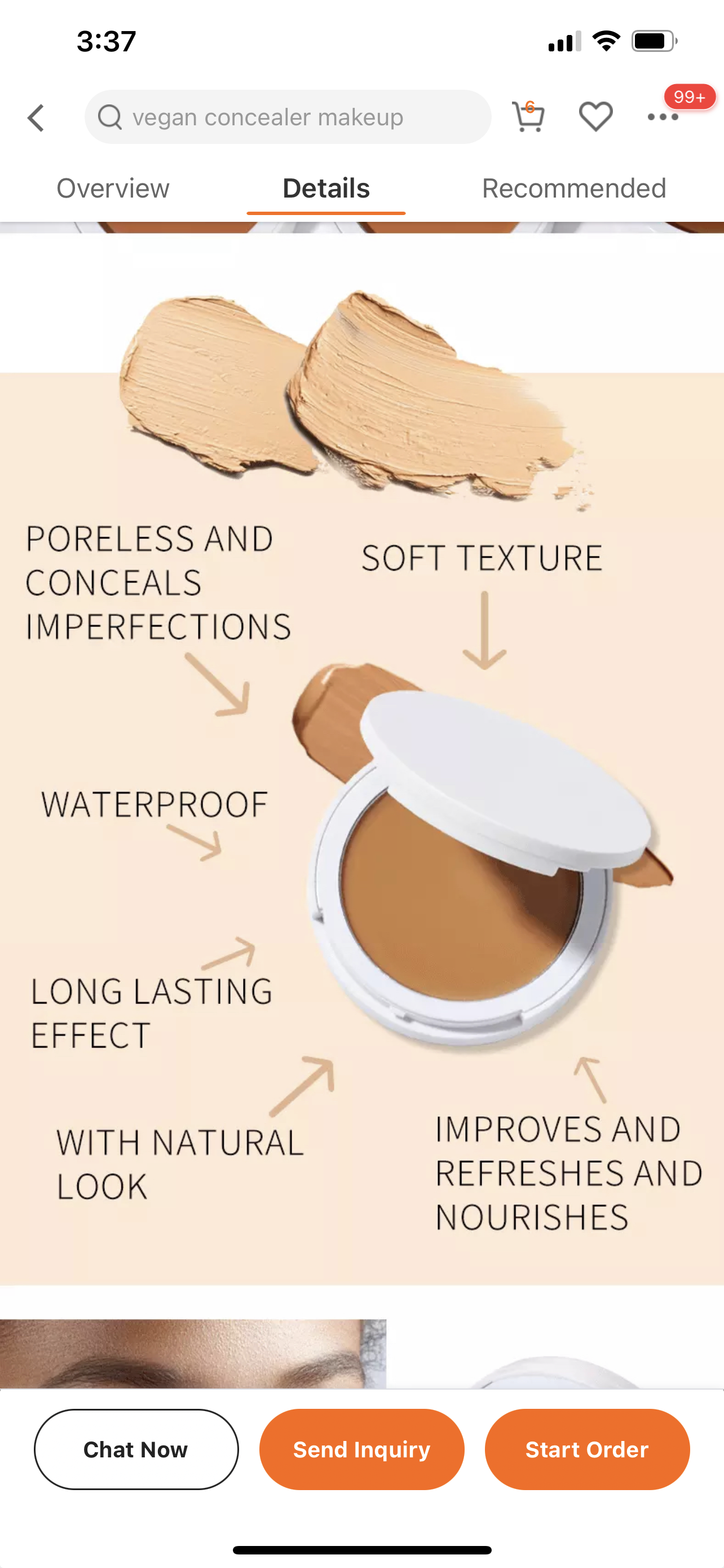 Cream Compact Foundation