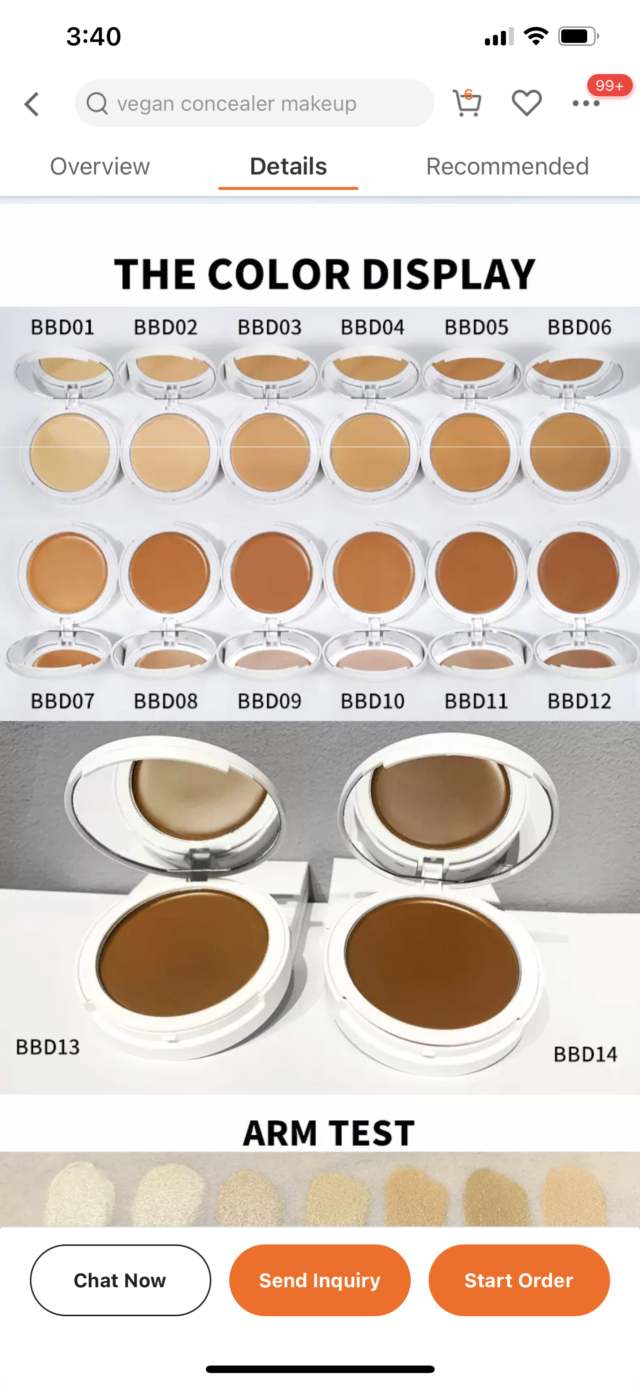 Cream Compact Foundation
